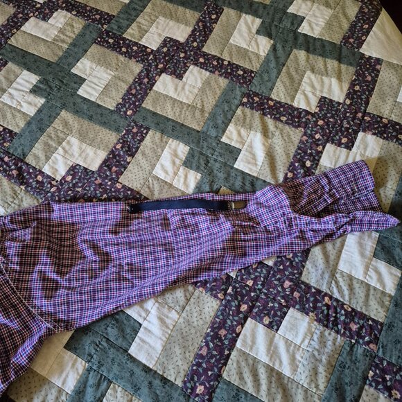 Scotch & Soda Red and Blue Casual Button Down Shirt - Picture 5 of 10